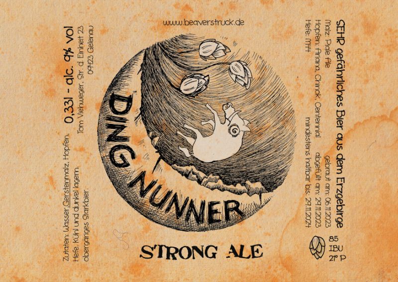 Etikett A6 DING NUNNER