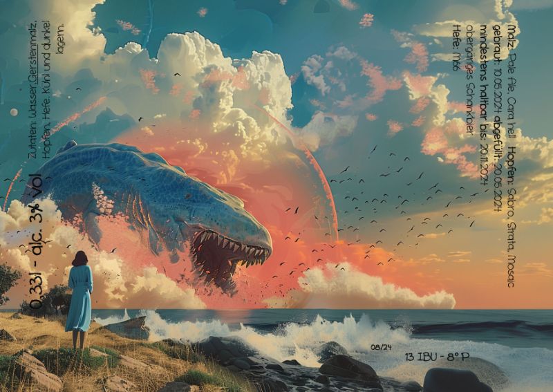 Etikett A6 SLOW DOWN EASY