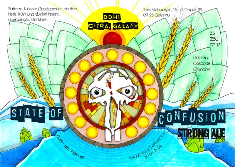 Etikett A6 STATE OF CONFUSION